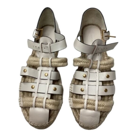 Tory Burch Shoes - Tory Burch Fisherman Platform‎ Espadrille Sandal Size 10.5